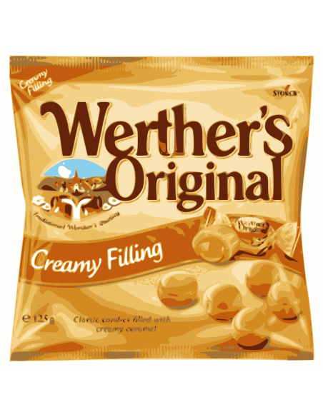 Werthers Original Confectionery Creamy Filling 125g x 12