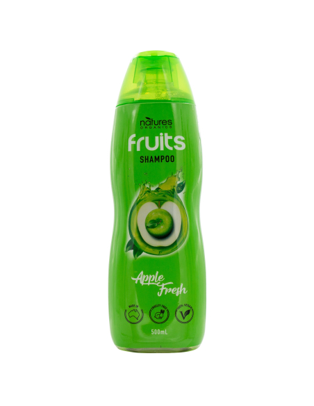 Natures Organics Fruits Apple Shampoo 500ml X 4