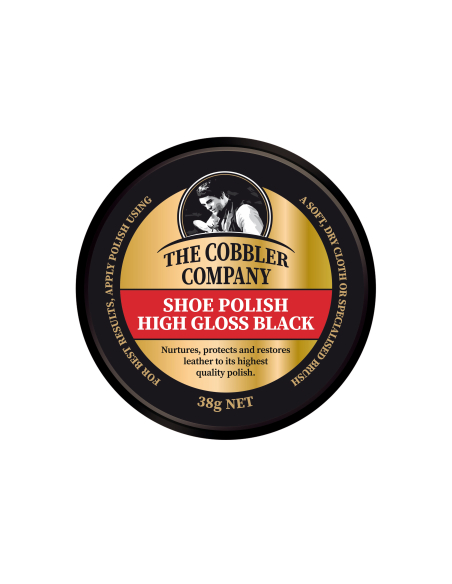Cobbler Company High Gloss Black Shoe Polish 38g x 1