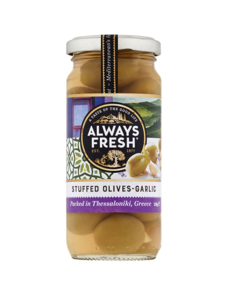 Always Fresh Garlic Stuffed Olives 230g x 1