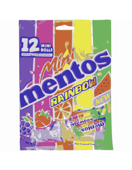 Mentos Mini Rainbow Bag 120g x 11