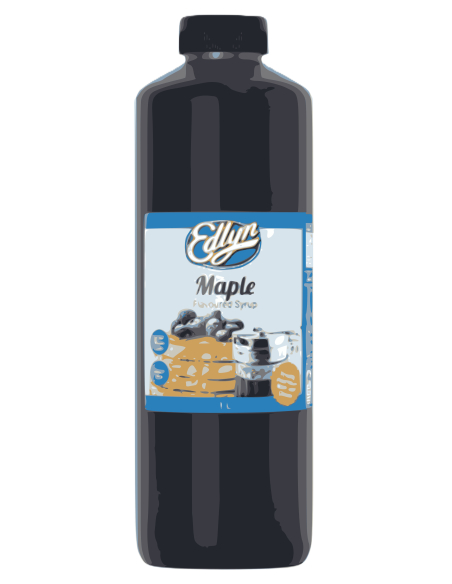 Edlyn Maple Flavoured Syrup Squeeze Bottle 1ltr x 1