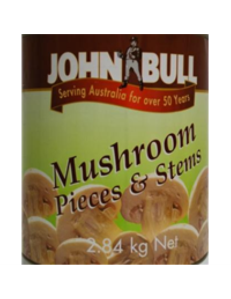 John Bull Mushrooms Pieces & Stems 3kg x 1