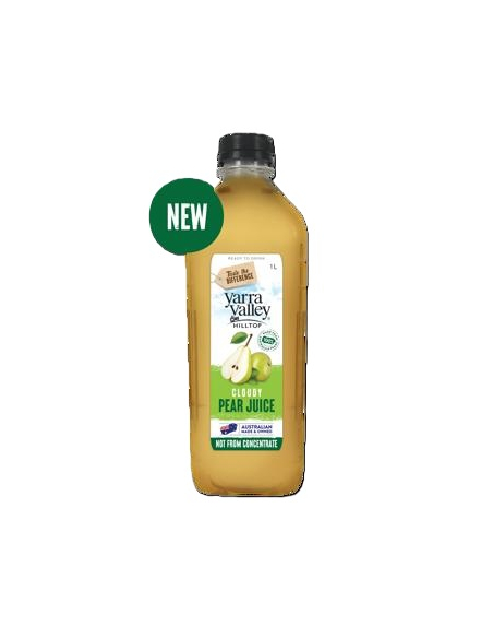 Yarra Valley Hilltop Juice Cloudy Pear 1ltr x 1
