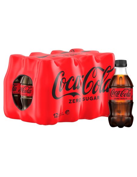 Coca-cola Zero Sugar Soft Drink Pet 300ml X 12