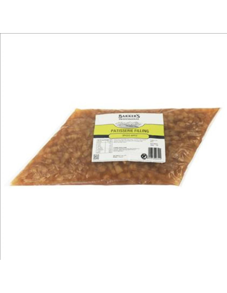 Barkers Patisserie Filling Spiced Apple 1.25kg x 1