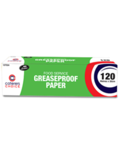 Caterers Choice Paper Greaseproof Dispenser 30cm by 120mt Roll x 1