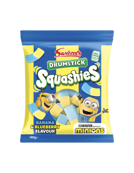 Swizzels Drumstick Squashies Minions 140g x 10