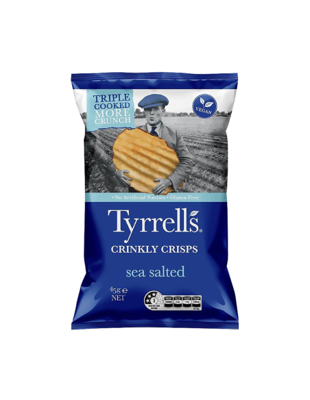 Tyrrell's Sea Salt 45g x 18