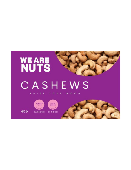We Are Nuts Cashews 45g x 12