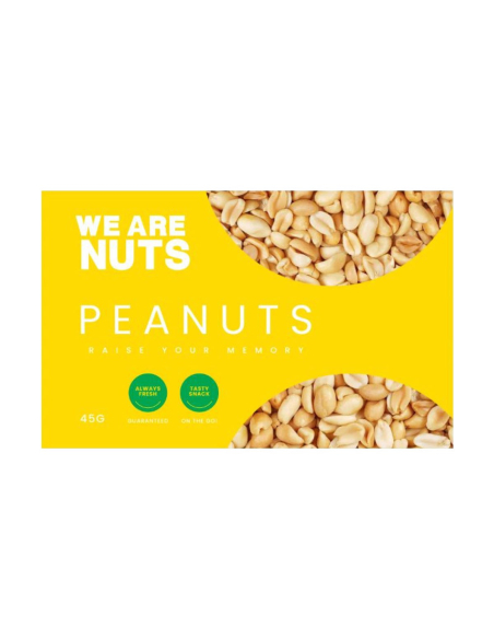 We Are Nuts Cacahuètes 45g x 12