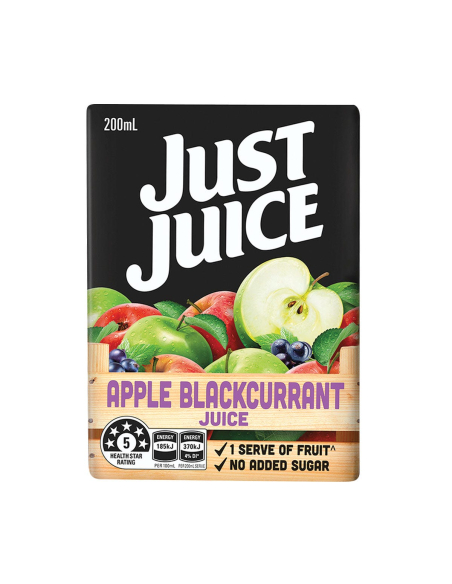 Just Juice Apple & Apple Blackcurrant 200ml x 24