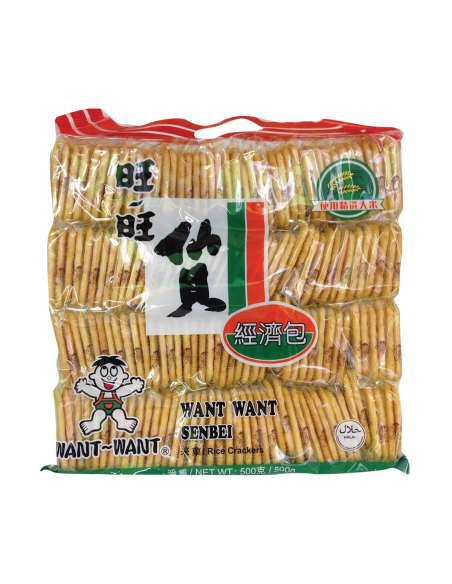 Want Want Rice Crackers 500g x 1