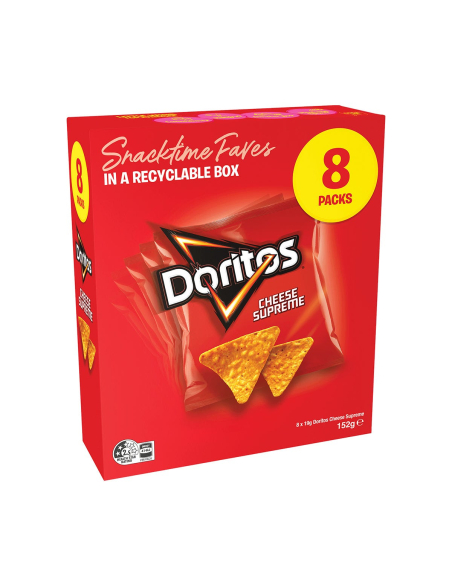 Doritos Cheese Supreme 8 Pack 152g x 1