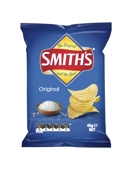 Smiths Plain 45g x 18