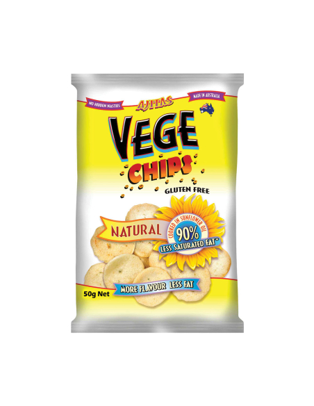 ajita Vege チップス天然50g x 12