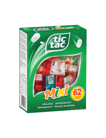 Tic Tac Mini assortiti 62 pack 3.4g x 12