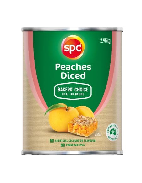 Spc Pie Peaches Bakers Choice 2.95kg x 1