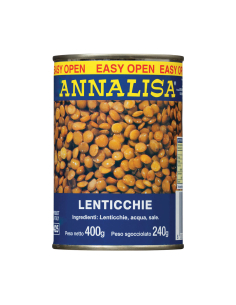 Annalisa Lentils 400g x 1