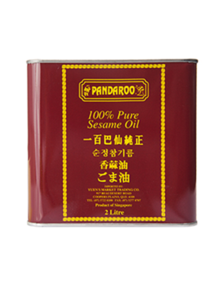 Pandaroo Oil Sesame Gold Pure 2ltr x 1