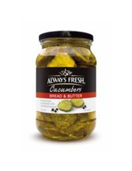 Always Fresh Bread & Butter Cucumbers 700g x 1