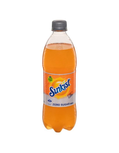 Sunkist Zero Sugar Orange Soft Drink 600ml x 24