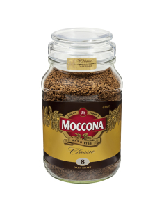 Moccona Donkere gebraden bevries gedroogde koffie 400 g x 6