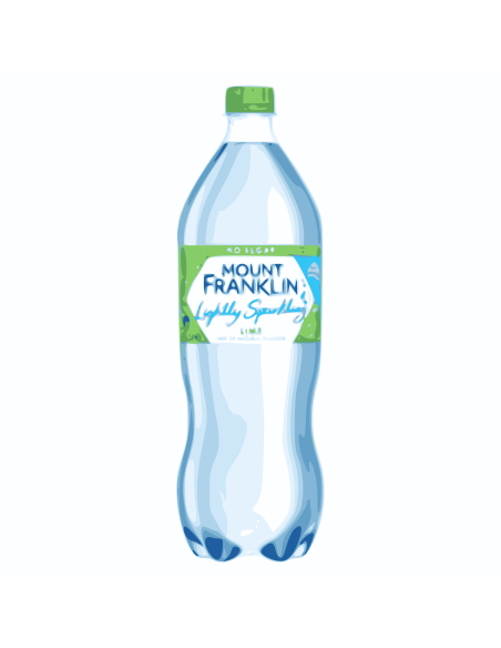 Mount Franklin Lightly Sparkling Lime Spritzed 1.25ltr x 1