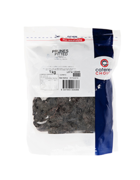 Caterers Choice Prunes Pitted Usa 1kg x 1