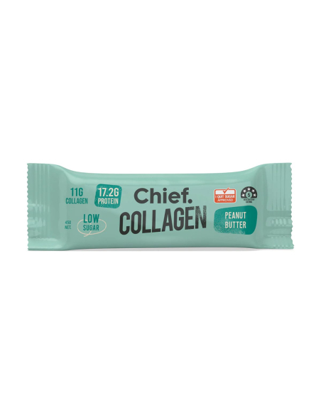 Chief Peanut Butter Collagen Bar 45g x 12