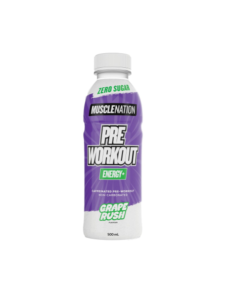 Muscle Nation Preworkout Grape Rush 500ml x 12