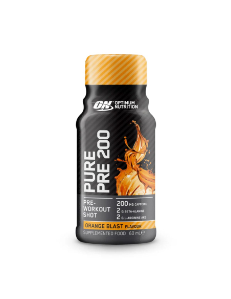 Optimum Nutrition Pure Preworkout Orange Blast Shot 60ml x 12