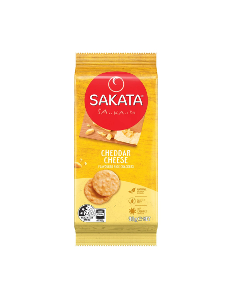 Sakata Chedder Cheese Rice Crackers 90g x 1