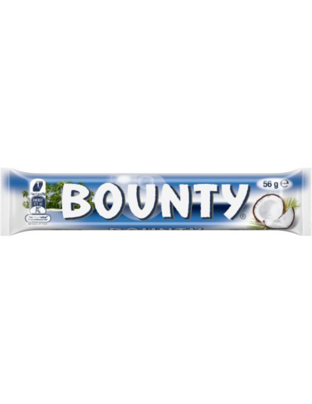 Bounty Milk Chocolate Bar 56g x 24
