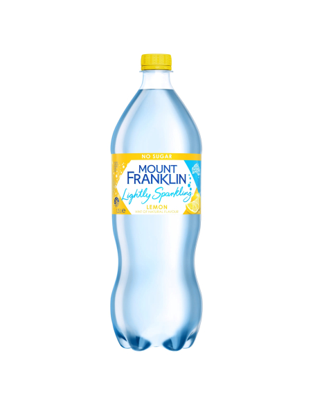 Mount Franklin Lemon Sparkling Water 1.25ltr x 1