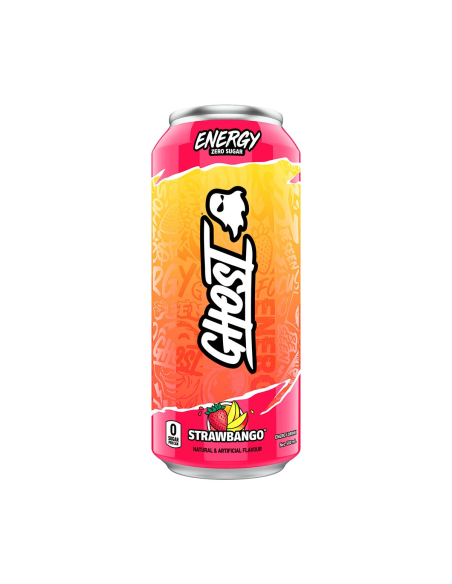 Ghost Lifestyle Strawbango Energy Drinks 500ml x 12