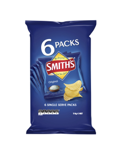 Smiths Crinker Original 6 Pack 114g x 1