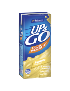 Up & Go バナナ350ml x 12