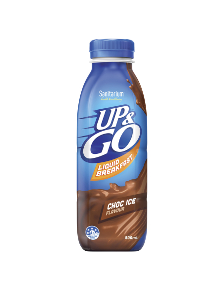 Up & Go Bottiglia di cioccolato 500ml x 12