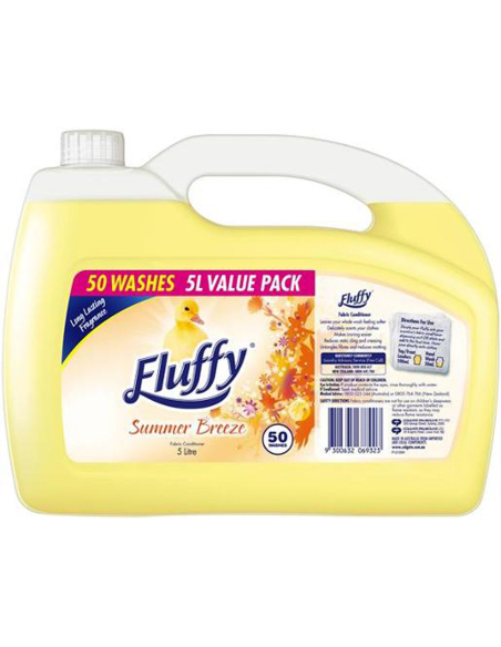 Fluffy Summer Breeze Fabric Softener 5ltr x 1