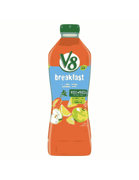 Campbell Soups V8 Juice Breakfast 1.25ltr x 1