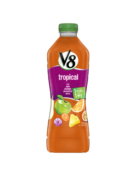 Campbell Soups V8 Juice Tropical 1.25ltr x 1