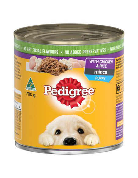 Pedigree Puppy brood kip & rijst 700g x 1
