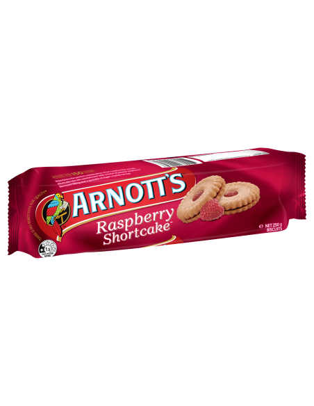 Arnotts Biscotti Raspberry Shortcake 250g x 1