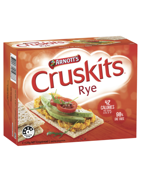 Arnotts Cruskits Crispbread Roggen 125g x 1