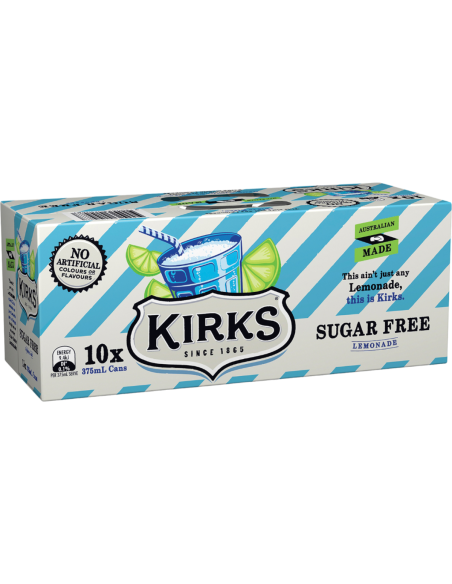 Kirks Zuckerfreie Limonade 375 ml x 20