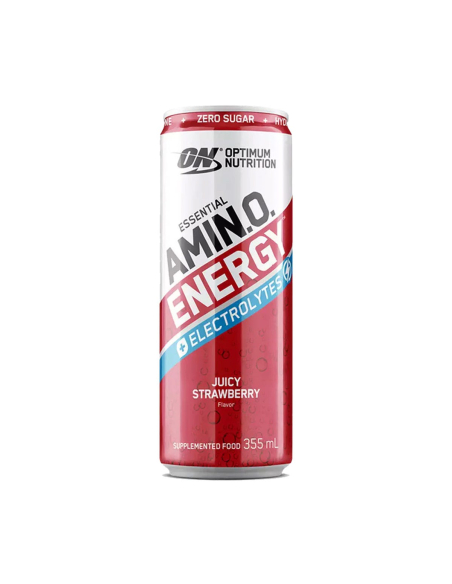 Optimum Nutrition Amino Energy + Electrolytes Sparkling Juicy Strawberry 355ml x 12 Optimum Nutrition Amino Energy + Electrolytes Sparkling Juicy Strawberry 355ml x 12