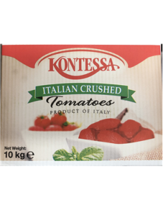 Kontessa Tomates machacados Bolso italiano en una caja 10kg x 1