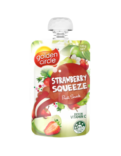 Golden Circle Aardbei knijp 120 g x 6