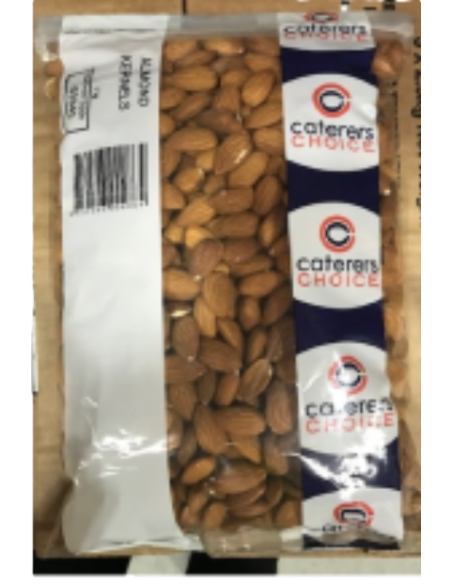 Caterers Choice Almonds Raw Kernels 1kg x 1